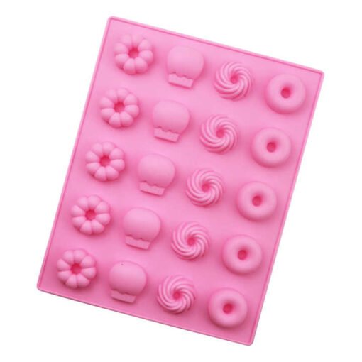 Vedini 20 Cavity circular round shape silicone gummy candy mold, silicon chocolate mould JKB-706 - Image 4
