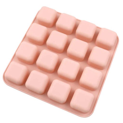 Vedini 16 Cavity small square shape ice tray silicone chocolate mold JKB-695 - Image 3