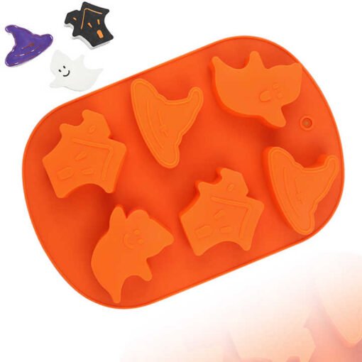 6 Cavity hat and ghost shape mold