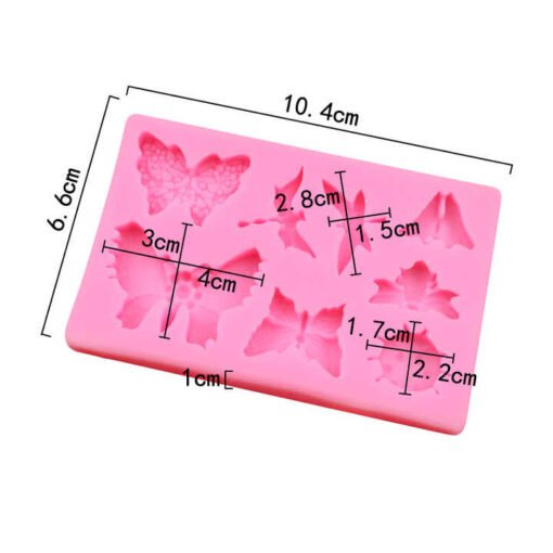 Vedini Different Butterfly and insect shape silicone resin mold hand make chocolate bake decoration mold diy reused JKB-739 - Image 5