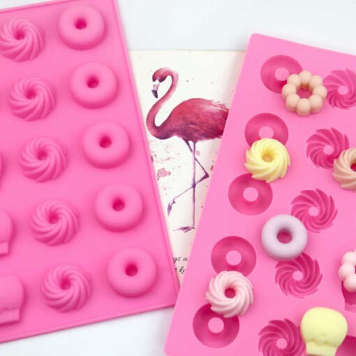 Vedini 20 Cavity circular round shape silicone gummy candy mold, silicon chocolate mould JKB-706 - Image 6