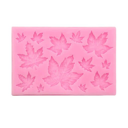 Vedini Silicone Leaves Fondant Molds 3D Mini Maple Leaf Rose Shaped DIY Cake Decoration Molds JKB-713 - Image 4