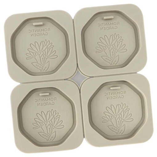 Vedini 4 Cavity flower shape Hanging And Wax Tablet silicone candle molds silicone resin mold JKB-718 - Image 5