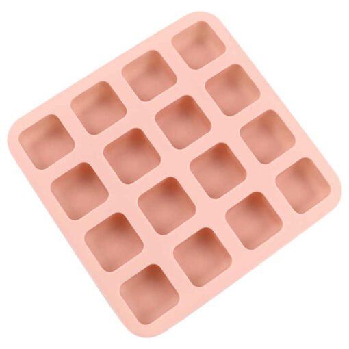 Vedini 16 Cavity small square shape ice tray silicone chocolate mold JKB-695 - Image 2