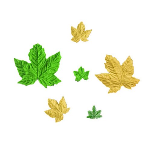 Vedini Silicone Leaves Fondant Molds 3D Mini Maple Leaf Rose Shaped DIY Cake Decoration Molds JKB-713 - Image 5