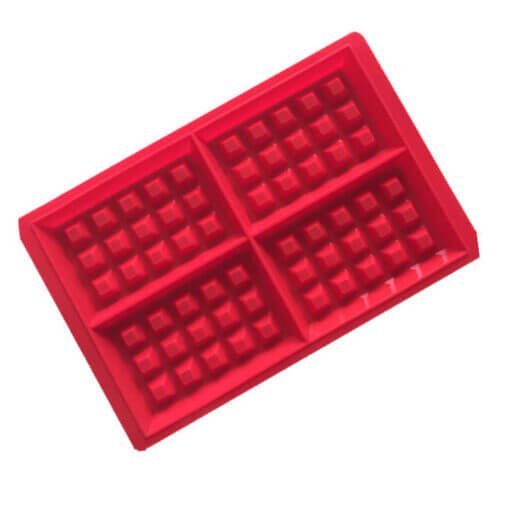 Vedini 4 square waffle silicone cake mold handmade baking biscuit mold high temperature resistant muffin mold JKB-725 - Image 2
