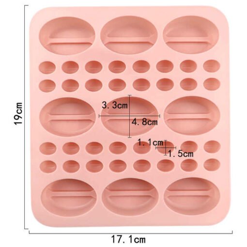 Vedini Big small coffee bean shape mixed chocolate silicone mold resin candy cookie mold JKB-710 - Image 5