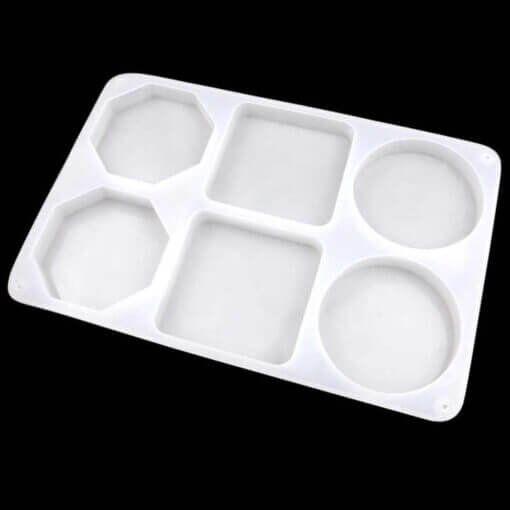 Vedini 6 cavity 3 kind shape round square Chess mold DIY Baking dropping mold resins mold JKB-699 - Image 2