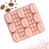Small coffee bean shape mixed mold