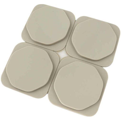 Vedini 4 Cavity flower shape Hanging And Wax Tablet silicone candle molds silicone resin mold JKB-718 - Image 2