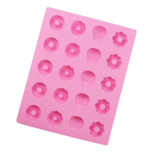 Vedini 20 Cavity circular round shape silicone gummy candy mold, silicon chocolate mould JKB-706 - Image 5