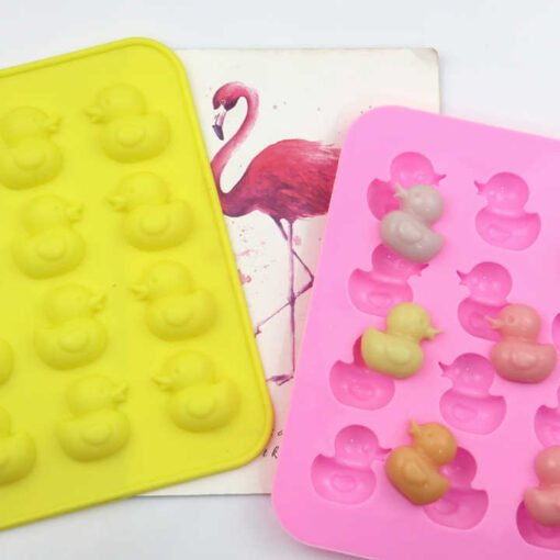 Vedini 16 Cavity duck shape silicon chocolate mold Yellow Duck Silicone Chocolate Fondant Mold JKB-701 - Image 5