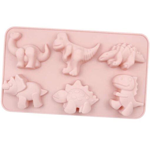 Vedini 6 Cavity dinosaur shape silicone cake mold silicone candle molds soap mold silicone candle resin candle JKB-738 - Image 6