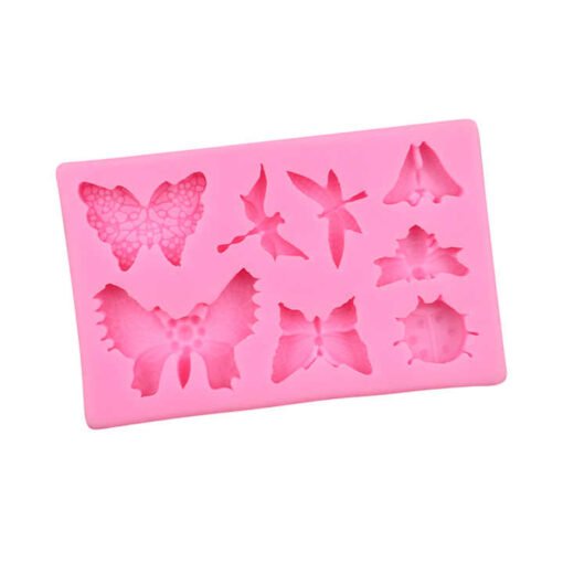 Vedini Different Butterfly and insect shape silicone resin mold hand make chocolate bake decoration mold diy reused JKB-739 - Image 2