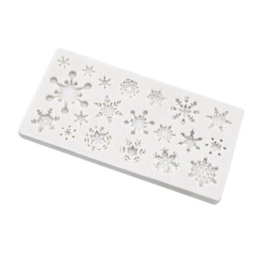 Vedini 20 Cavity Christmas snowflakes Silicone fondant mold JKB-742 - Image 3
