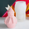 Christmas Snowman Candle Mold