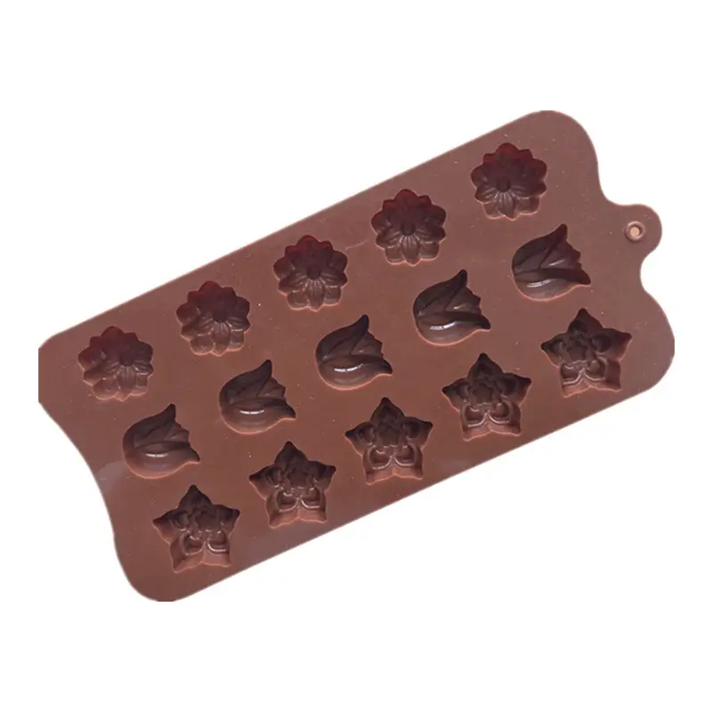 Vedini 15 Cavity Different Flower Tulip Shape Silicon Resin Mold JKB-734 - Image 3