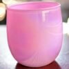 Vedini Pink Crystal Glass Candle Jar – Empty Designer Jar for Candle Making, Home Décor & Gifting (Without Wax)