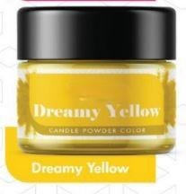 Vedini Candle Powder Color Pigments 20gm Each - Dreamy Yellow