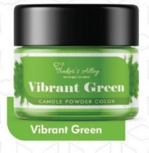 Vedini Candle Powder Color Pigments 20gm Each - Vibrant Green