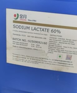 Alternative view of Vedini Sodium Lactate Form Liquid Origin China 60% Jindan