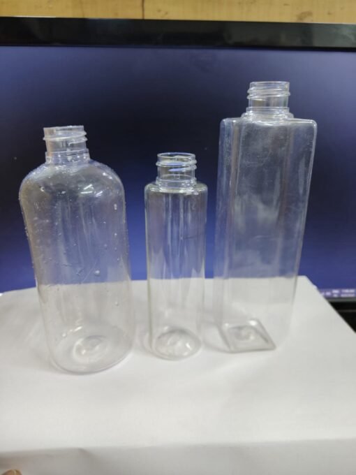 Transparent Refillable Plastic Bottles 24MM NECK (1 BOX)