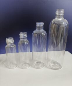 Transparent Refillable Plastic Bottles 20MM NECK (1 BOX)