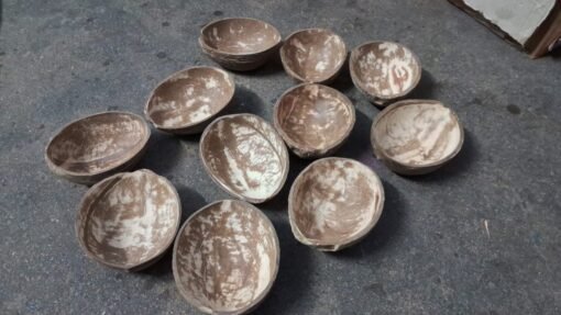 Coconut Shell Bowl Halves Natural Creative Eco-Friendly Reusable Matt Finish Dispatch after 6 days - Image 4