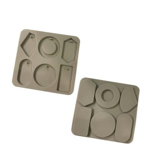 Vedini 6 Cavity Different Shape Hanging Wax Mold | Fondant Silicone Mold with Hanging Making Molds - Image 3