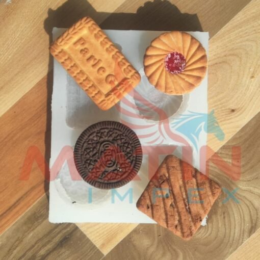 Vedini 4 Cavity Cookie Biscuit Silicone Cake Decor Cookie Set Plastic Biscuit Mould Fondant Cake Decorating Tools Chocolate mold Baking Tool - Image 2