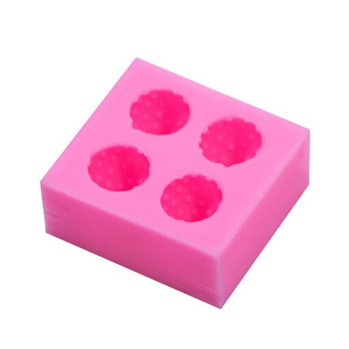 Vedini 4 Cavity Strawberry Shape Chocolate Mold | 3D DIY Fondant Silicone Mold | Baking Tools for Cake Chocolate Candy Ice Jelly Soap | Baking Molds | for Cake Cupcake Topper Decoration (Small 1 Mold) CFM-182 and 181 - Image 6
