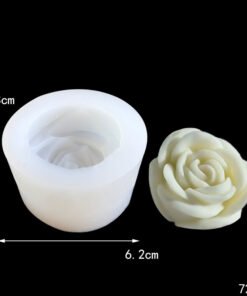 Peony Candle Silicone Mold – DIY Resin/Aroma/Soap Mold
