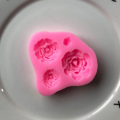Vedini 4 Cavity Beautiful flower silicone mold jkb-2043 - Image 4