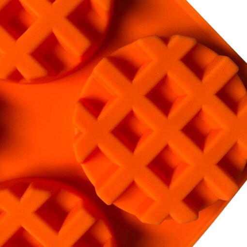 Vedini 6 Round waffle mold silicone cake mold waffle mold jkb-2012 - Image 3