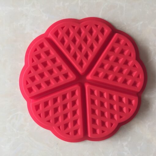 Vedini Heart shape Waffle Silicone Molds, Waffle Muffin Molds, Waffle Baking Mold Jkb-2001 - Image 2