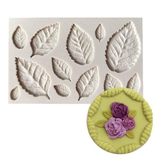 Vedini 12 Cavity maple leaf silicone mold fondant silicone mold jkb-2020 - Image 3