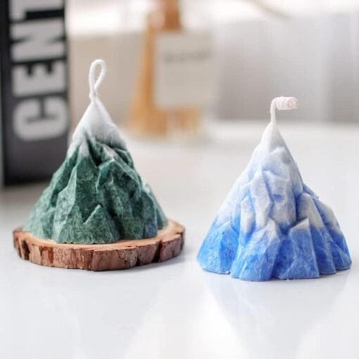 Vedini Iceberg Candle Silicone Molds for Making Candle Ice block Cake Resin Pillar Aromatherapy Candles Wax Soap Flower Specimen Clay Craft JKB-220 - Image 3