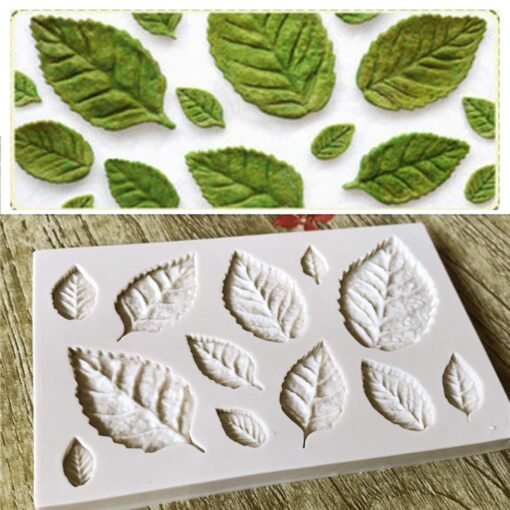 Vedini 12 Cavity maple leaf silicone mold fondant silicone mold jkb-2020 - Image 4