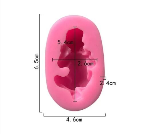 Vedini Baby Silicone Fondant Mold Cake Decorating Baby/Wings Tools Chocolate Mould Baking DIY Macking jkb-2049 - Image 2