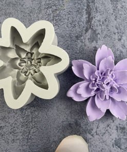 Peony Rose Silicone Candle Mold
