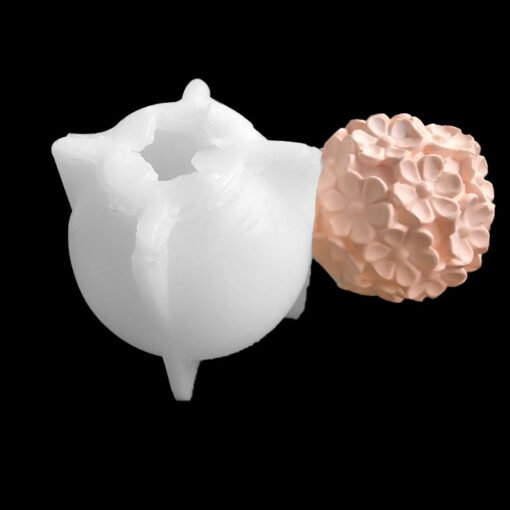 Vedini 3D Flower Mold Epoxy Resin Silicone Molds DIY Casting Fondant Decoration Flower Silicone Mold Flower Ball Resin DIY Cake jkb-2024 - Image 3