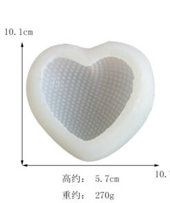 Vedini Diamond shaped heart mousse silicone molds, fondant soft chocolate molds jkb-2037 - Large