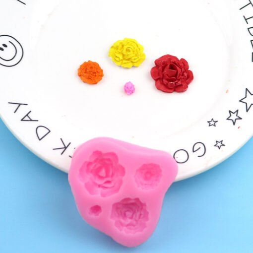 4 Cavity Beautiful flower mold