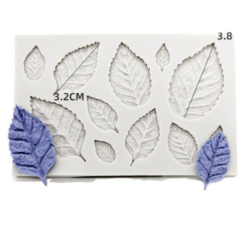 12 Cavity maple leaf silicone mold
