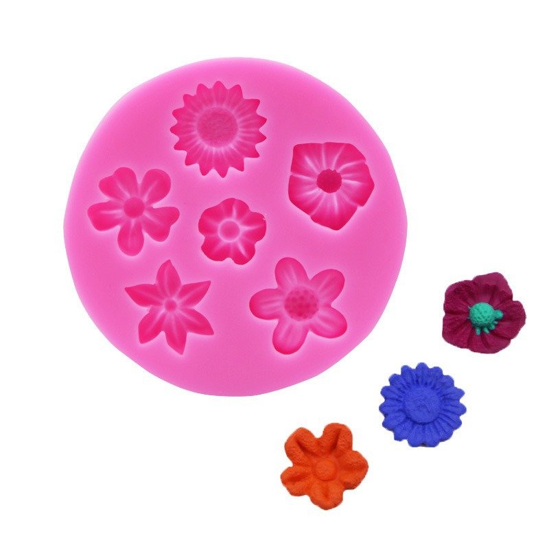 Vedini Daisy Peach blossom fondant silicone mold jkb-2042 - Image 7