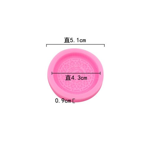 Vedini Single Oreo biscuit silicone fondant mold jkb-2044 Sweets - Image 5