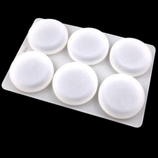 Vedini 6 Cavity Resin Coaster Molds,3.8Inch Deep Round Coaster Silicone Mold Large Coaster Molds for Coasters Epoxy Resin Craft Art Jkb-2002 - Image 4
