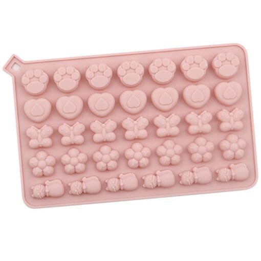 Vedini 35 Cavity cat butterfly flower silicone fondant mold jkb-2010 - Image 4