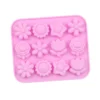 12 Cavity Flower Silicone Candle Mold