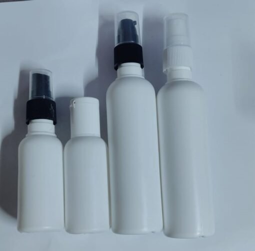 Vedini Plastic HDPE Bottle For Lotion/Oil/Sanitizer 50ml 100ml